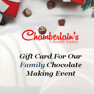 Chamberlain's Gift Card - Family Chocolate Making Event - Chamberlains Chocolate Factory & Cafe