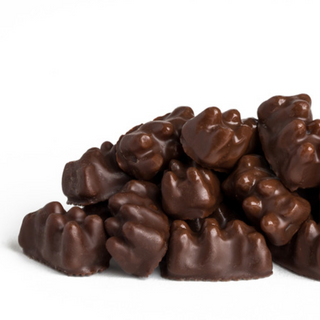 Dark Chocolate Strawberry Gummy Bears - Chamberlains Chocolate Factory & Cafe