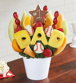 All Star Baseball Dad Fruit Bouquet - Chamberlains Chocolate Factory & Cafe