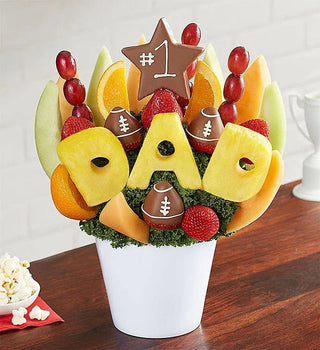 All Star Football Dad Fruit Bouquet - Chamberlains Chocolate Factory & Cafe