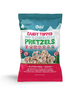 Allergen Friendly Vegan Peppermint Chocolate Covered Pretzel Bag - Chamberlains Chocolate Factory & Cafe