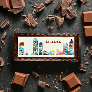 Atlanta Skyline Large Chocolate Bar - Chamberlains Chocolate Factory & Cafe