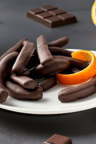 Chocolate Covered Orange Peel - Chamberlains Chocolate Factory & Cafe