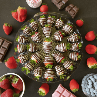 Chocolate Covered Strawberry Platter - Small - Chamberlains Chocolate Factory & Cafe