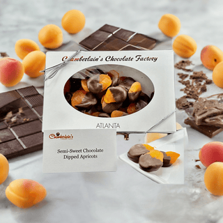 Chocolate Dipped Apricots - Chamberlains Chocolate Factory & Cafe