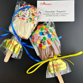 Chocolate Popsicle Lollipop, Assorted - Chamberlains Chocolate Factory & Cafe