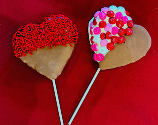 Chocolate Rice Crispy Treat Hearts - Chamberlains Chocolate Factory & Cafe