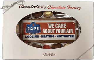 Custom Image or Logo Large Chocolate Bar Assortment - Chamberlains Chocolate Factory & Cafe