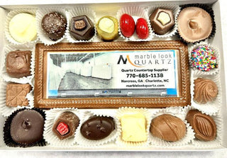 Custom Image or Logo Large Chocolate Bar Assortment - Chamberlains Chocolate Factory & Cafe