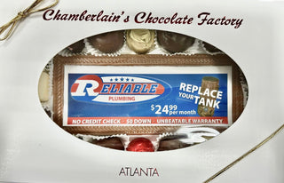 Custom Image or Logo Large Chocolate Bar Assortment - Chamberlains Chocolate Factory & Cafe