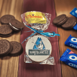 Custom Printed Oreos®️ With Your Own Image or Logo (Price Per 12) - Chamberlains Chocolate Factory & Cafe