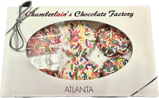 Dipped Oreos WIth Sprinkles - Chamberlains Chocolate Factory & Cafe