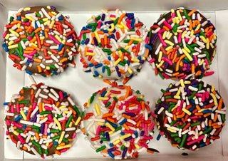 Dipped Oreos WIth Sprinkles - Chamberlains Chocolate Factory & Cafe