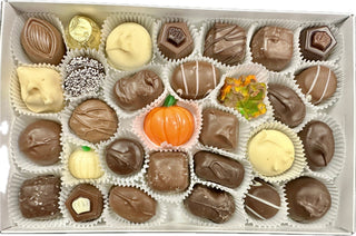 Fall 1 Pound Chocolate Assortment Box - Chamberlains Chocolate Factory & Cafe