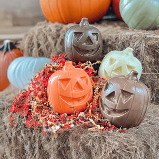 Fall Jack - o - Lantern Molded Chocolate - Chamberlains Chocolate Factory & Cafe