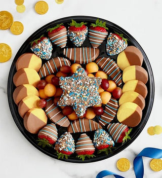 Hanukkah Fruit and Chocolate Platter - Chamberlains Chocolate Factory & Cafe