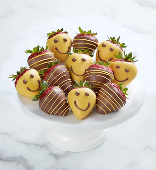 Happy Smile Strawberries. Celebrate Grandparents, Parents, or Just for Fun - Chamberlains Chocolate Factory & Cafe