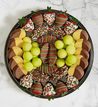 Holiday Dipped Fruit Platter - Chamberlains Chocolate Factory & Cafe