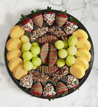 Holiday Dipped Fruit Platter - Chamberlains Chocolate Factory & Cafe