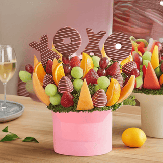 Hugs & Kisses Fruit Bouquet, Great For Birthday - Chamberlains Chocolate Factory & Cafe