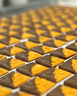 Milk Chocolate Cheeze Its - Chamberlains Chocolate Factory & Cafe