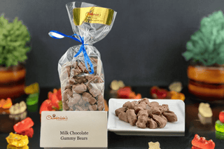 Milk Chocolate Covered Gummy Bears - Chamberlains Chocolate Factory & Cafe