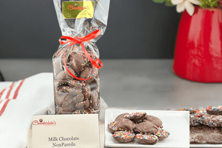 Milk Chocolate NonPareils - Chamberlains Chocolate Factory & Cafe