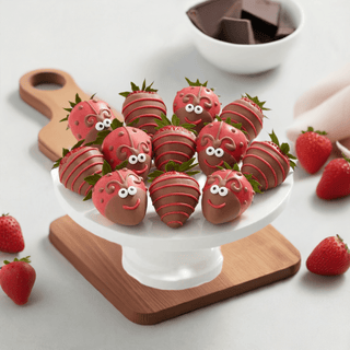 Red Ladybug Dipped Strawberries - Chamberlains Chocolate Factory & Cafe