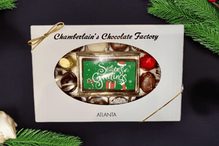 Seasons Greetings Chocolate Assortment (one or two pounds) - Chamberlains Chocolate Factory & Cafe