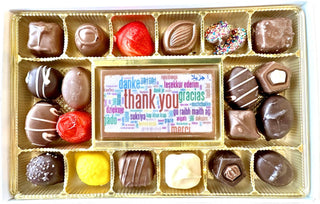 Thank You Chocolate Bar and Assortment - Chamberlains Chocolate Factory & Cafe